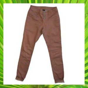 VANITY Skinny Dusty Rose Pants SMALL